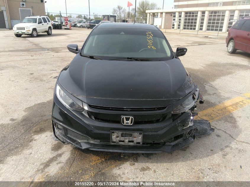 2019 Honda Civic Lx VIN: 2HGFC2F59KH040481 Lot: 20155220