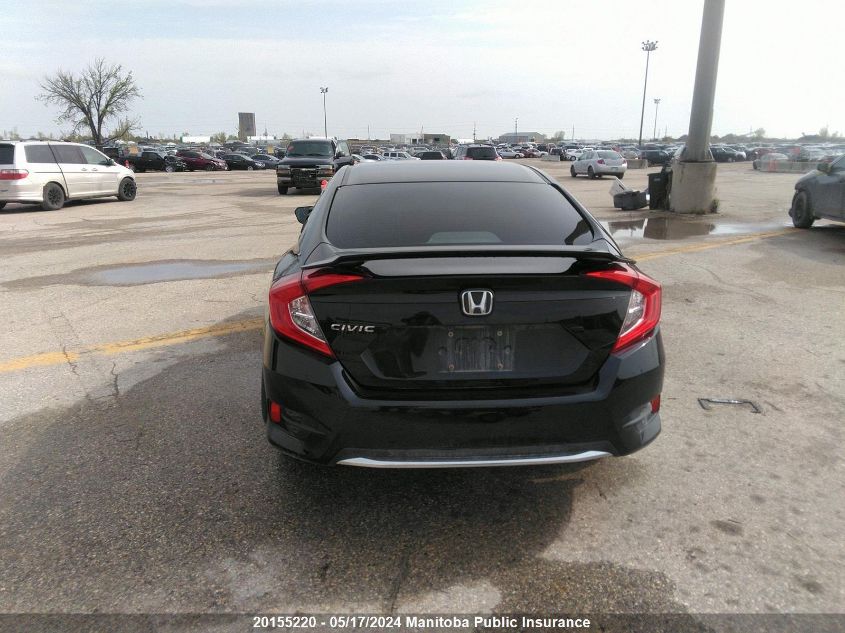 2019 Honda Civic Lx VIN: 2HGFC2F59KH040481 Lot: 20155220