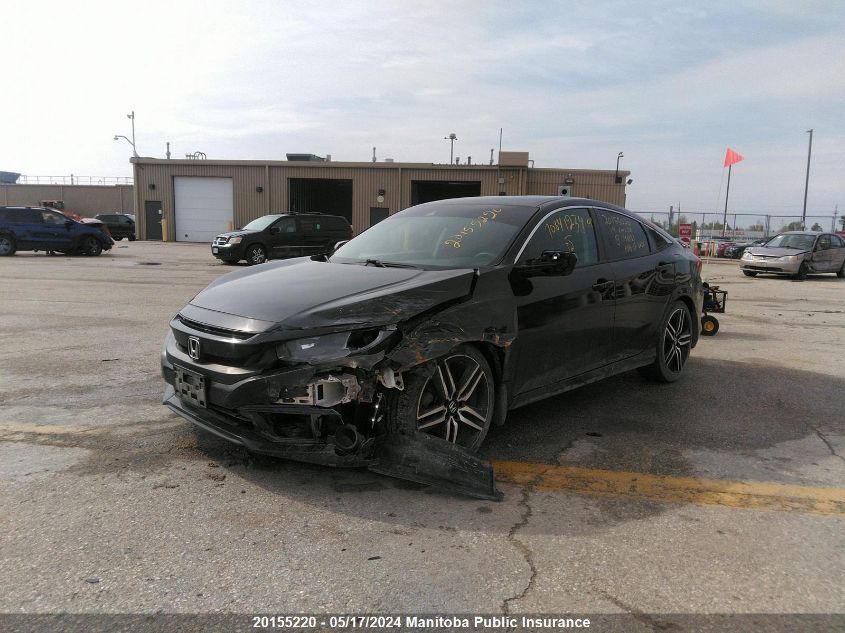 2019 Honda Civic Lx VIN: 2HGFC2F59KH040481 Lot: 20155220