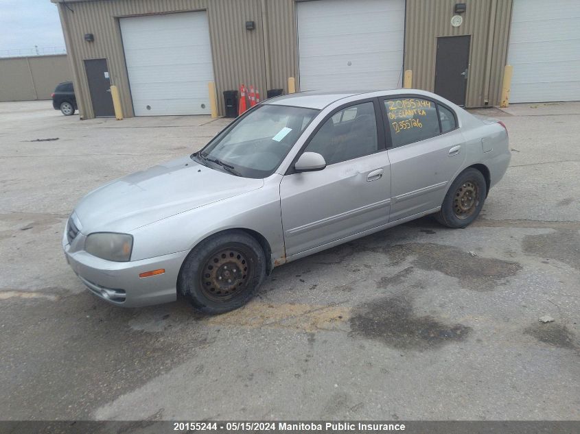 2006 Hyundai Elantra Ve VIN: KMHDN45D66U355726 Lot: 20155244