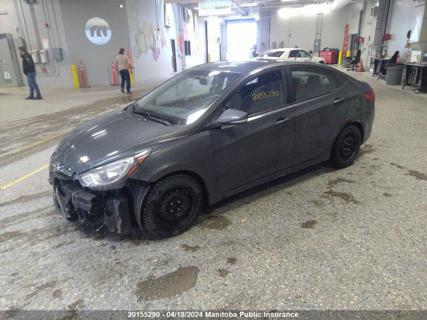 2013 Hyundai Accent Gls VIN: KMHCU4AE1DU329612 Lot: 20155290