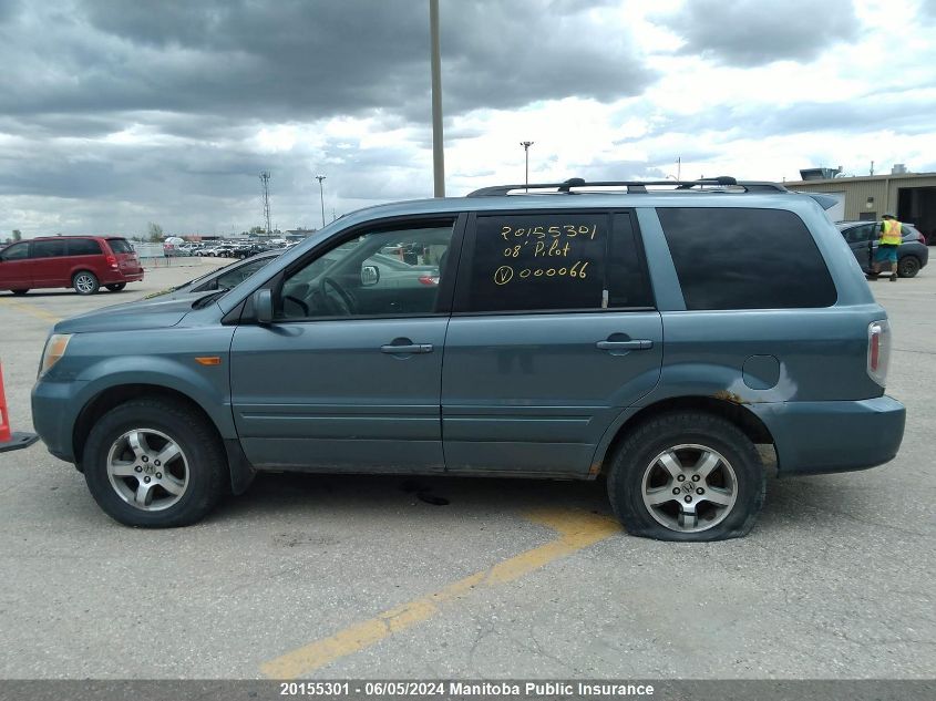 2008 Honda Pilot Se VIN: 5FNYF18328B000066 Lot: 20155301