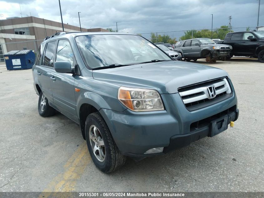 2008 Honda Pilot Se VIN: 5FNYF18328B000066 Lot: 20155301