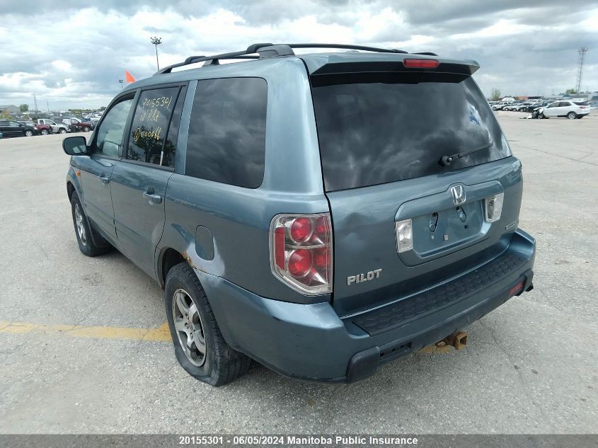 2008 Honda Pilot Se VIN: 5FNYF18328B000066 Lot: 20155301