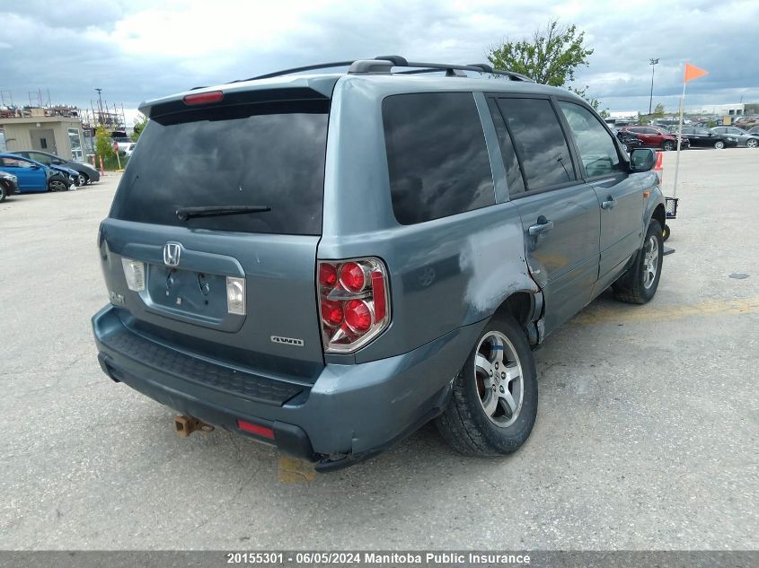 2008 Honda Pilot Se VIN: 5FNYF18328B000066 Lot: 20155301