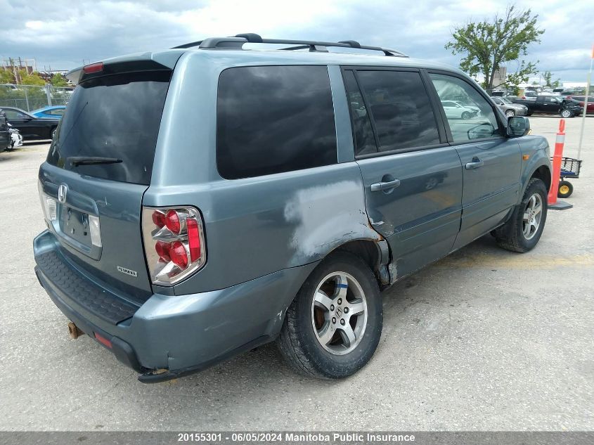 2008 Honda Pilot Se VIN: 5FNYF18328B000066 Lot: 20155301