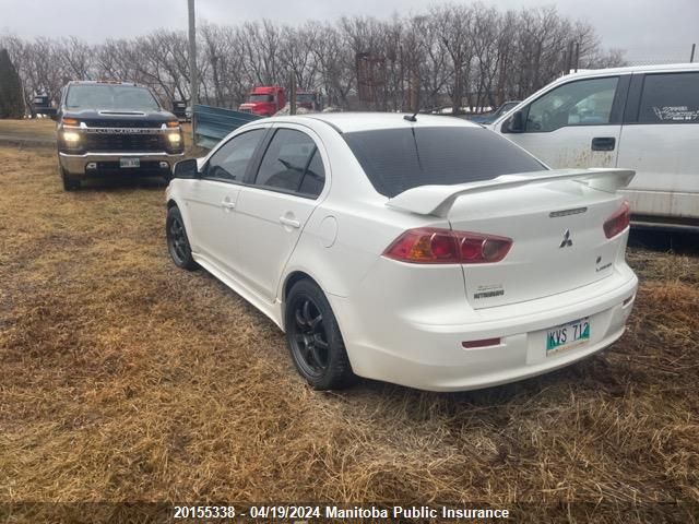 2008 Mitsubishi Lancer Gts VIN: JA3AU86U38U607773 Lot: 20155338