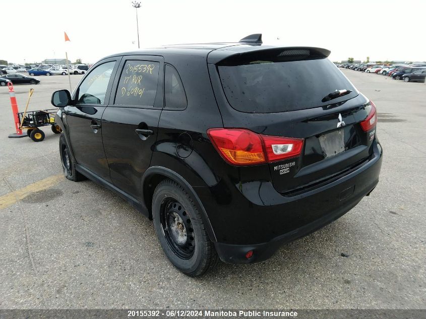 2017 Mitsubishi Rvr Se VIN: JA4AJ3AU6HZ609101 Lot: 20155392