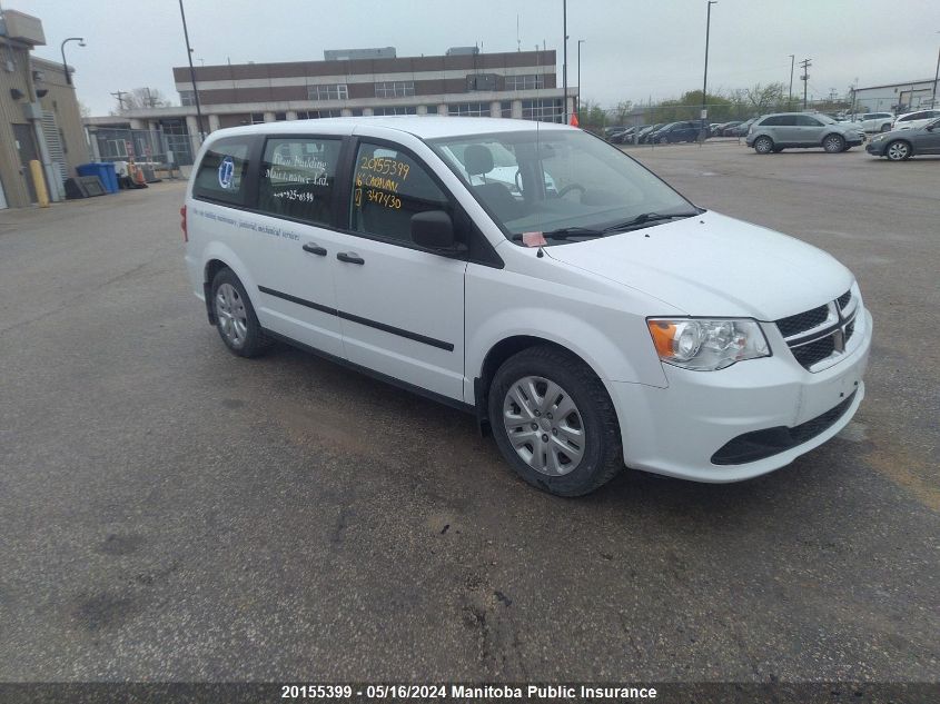 2016 Dodge Grand Caravan Se VIN: 2C4RDGBG6GR347430 Lot: 20155399