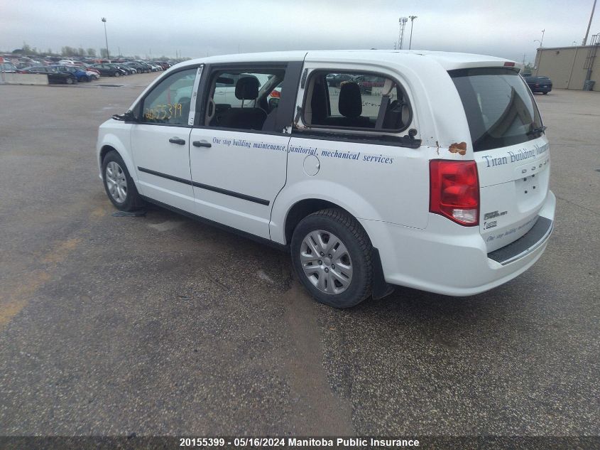 2016 Dodge Grand Caravan Se VIN: 2C4RDGBG6GR347430 Lot: 20155399