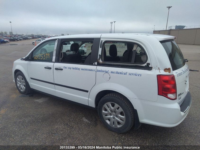 2016 Dodge Grand Caravan Se VIN: 2C4RDGBG6GR347430 Lot: 20155399