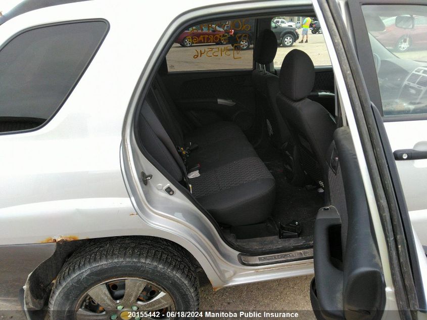 2007 Kia Sportage Lx VIN: KNDJF722877345546 Lot: 20155442