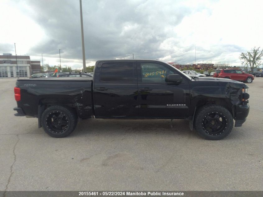 2018 Chevrolet Silverado 1500 Custom Crew Cab VIN: 3GCUKPECXJG372207 Lot: 20155461