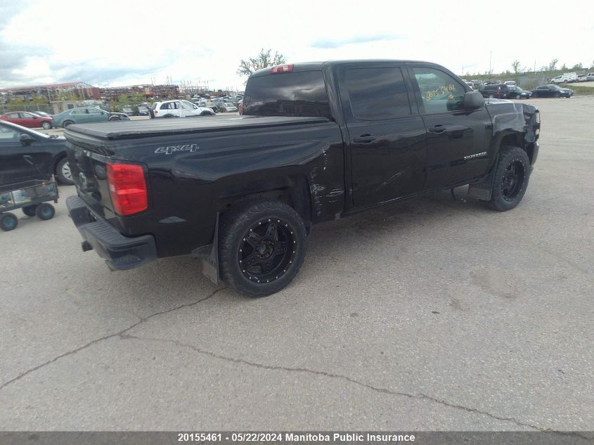 2018 Chevrolet Silverado 1500 Custom Crew Cab VIN: 3GCUKPECXJG372207 Lot: 20155461