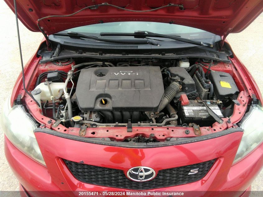 2009 Toyota Corolla S VIN: 2T1BU40E79C079122 Lot: 20155471