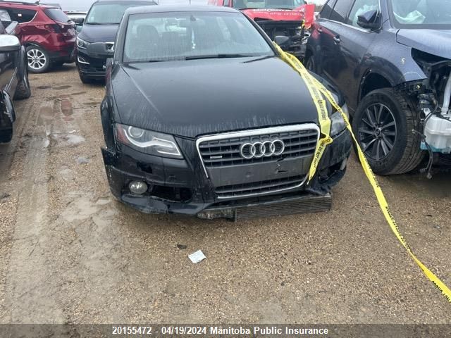 2012 Audi A4 2.0T Quattro VIN: WAUKFCFL0CA052847 Lot: 20155472