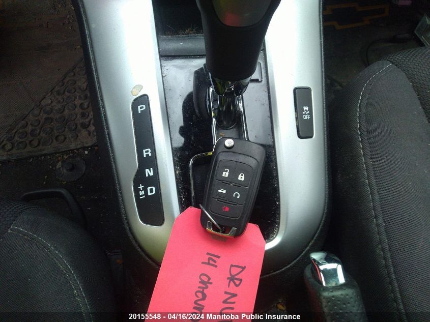 2014 Chevrolet Cruze Lt Turbo VIN: 1G1PC5SB3E7335309 Lot: 20155548