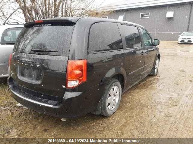2013 Dodge Grand Caravan Crew VIN: 2C4RDGBG2DR537236 Lot: 20155580