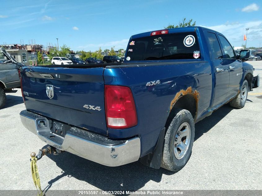 2011 Dodge Ram 1500 Sxt Quad Cab VIN: 1D7RV1GT8BS610613 Lot: 20155597