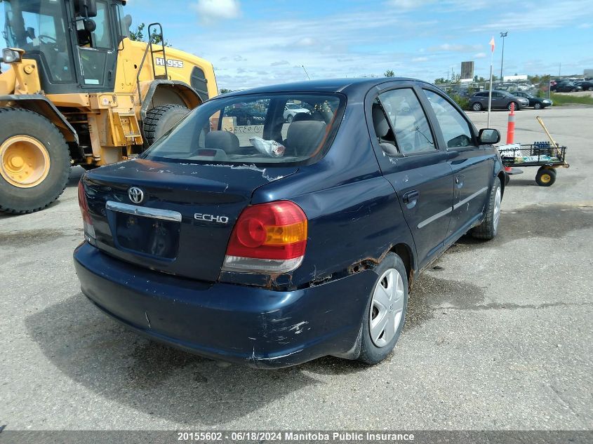 2003 Toyota Echo VIN: JTDBT123735037356 Lot: 20155602