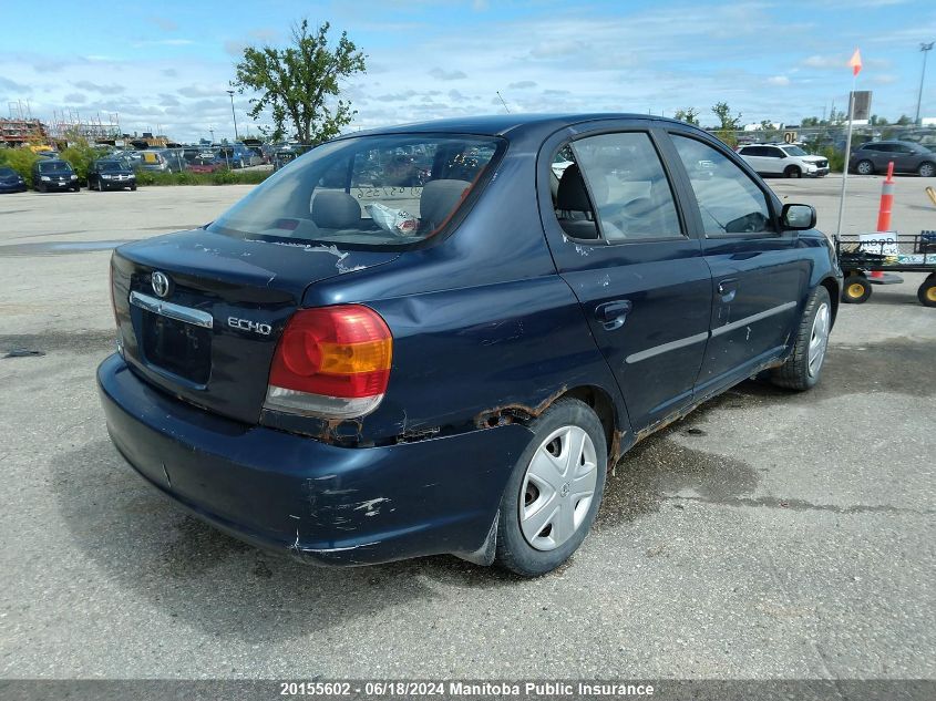 2003 Toyota Echo VIN: JTDBT123735037356 Lot: 20155602