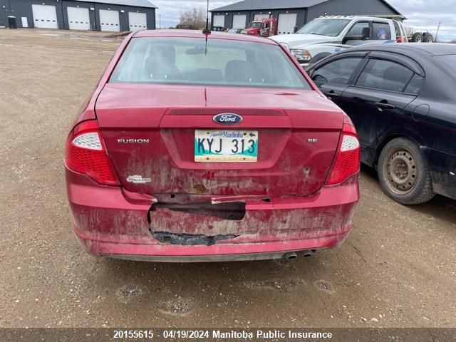 2012 Ford Fusion Se VIN: 3FAHP0HA3CR403461 Lot: 20155615