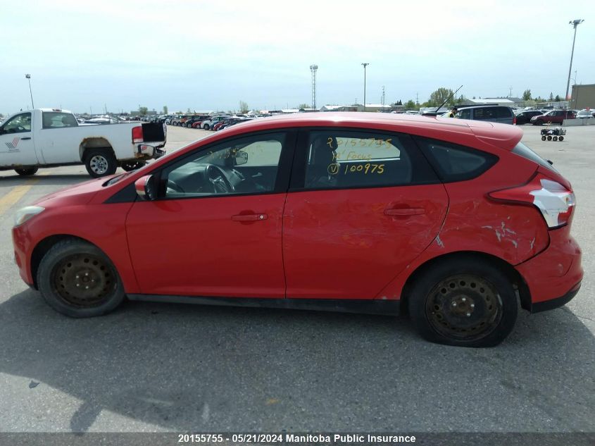 2012 Ford Focus Se VIN: 1FAHP3K27CL100975 Lot: 20155755