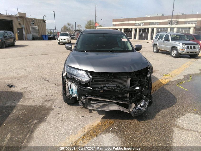 2017 Nissan Rogue Sv VIN: 5N1AT2MVXHC803448 Lot: 20155869