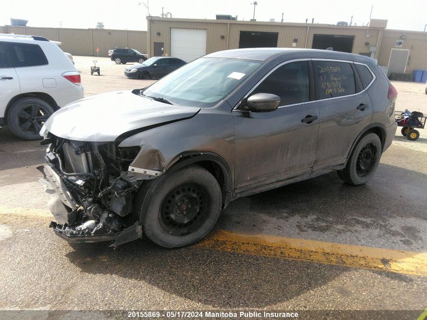 2017 Nissan Rogue Sv VIN: 5N1AT2MVXHC803448 Lot: 20155869