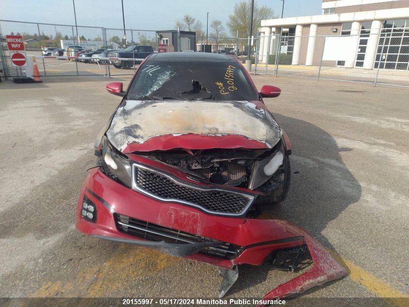 2015 Kia Optima Sx Turbo VIN: KNAGR4A60F5628454 Lot: 20155997