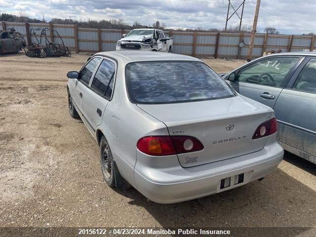 2002 Toyota Corolla VIN: 2T1BR12E62C880790 Lot: 20156122