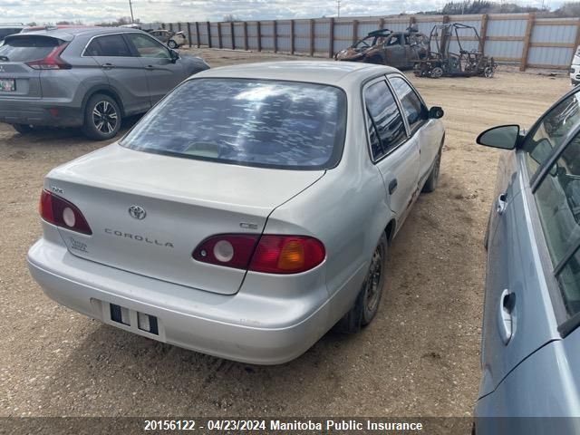 2002 Toyota Corolla VIN: 2T1BR12E62C880790 Lot: 20156122