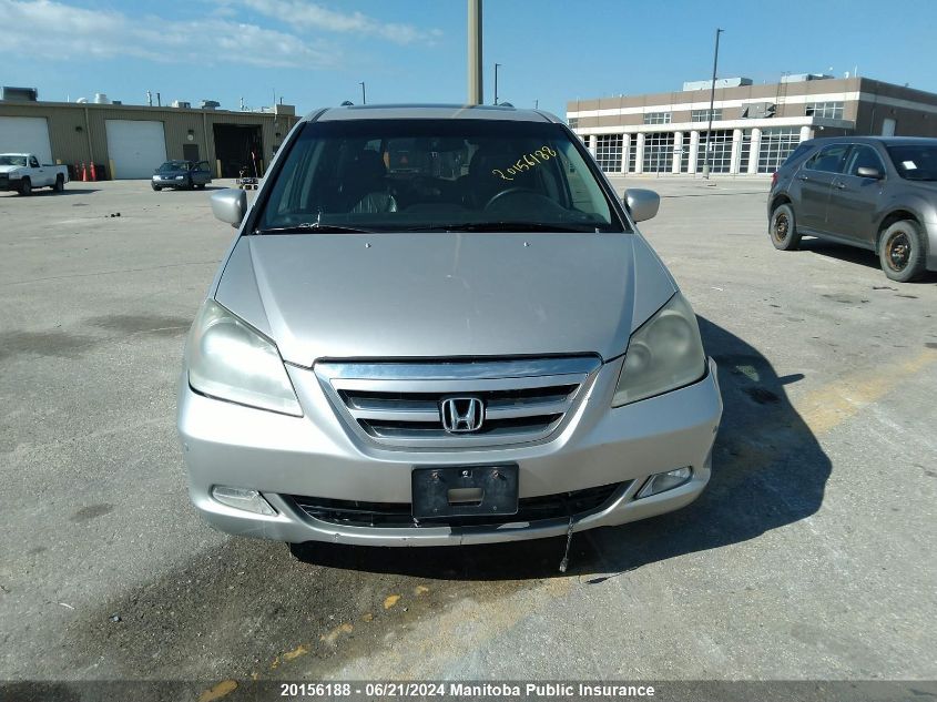 2006 Honda Odyssey Touring VIN: 5FNRL38826B505848 Lot: 20156188