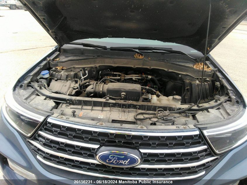 2021 Ford Explorer Xlt VIN: 1FMSK8DH1MGB55988 Lot: 20156231