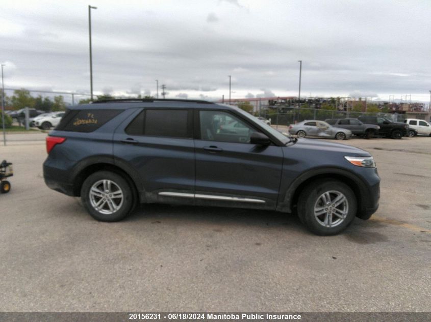 2021 Ford Explorer Xlt VIN: 1FMSK8DH1MGB55988 Lot: 20156231