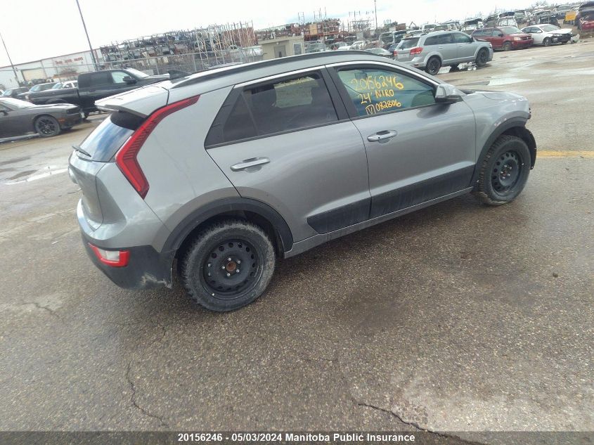 2024 Kia Niro Ev Ex VIN: KNDCR3L10R5082806 Lot: 20156246