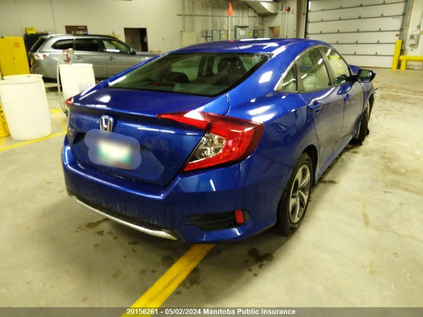 2021 Honda Civic Lx VIN: 2HGFC2F53MH017457 Lot: 20156261