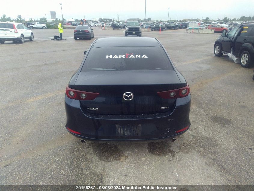 2022 Mazda Mazda3 Gs VIN: JM1BPACLXN1510289 Lot: 20156267