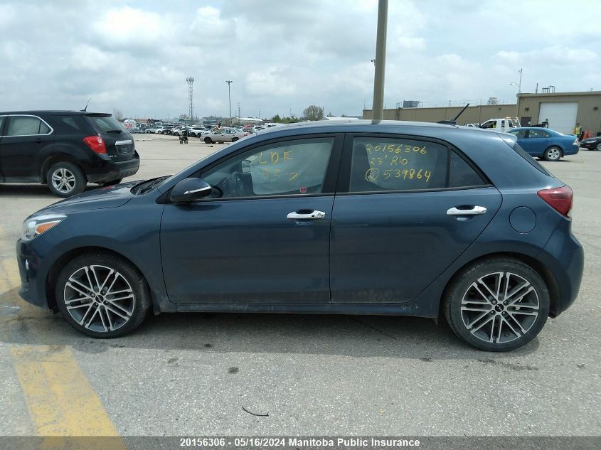 2023 Kia Rio Ex Premium VIN: 3KPA35AD6PE539864 Lot: 20156306