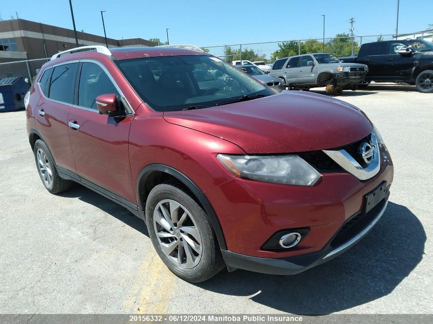 2015 Nissan Rogue S/Sl/Sv VIN: 5N1AT2MV2FC760625 Lot: 20156332