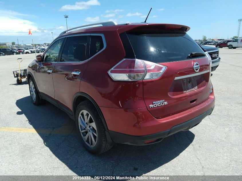 2015 Nissan Rogue S/Sl/Sv VIN: 5N1AT2MV2FC760625 Lot: 20156332