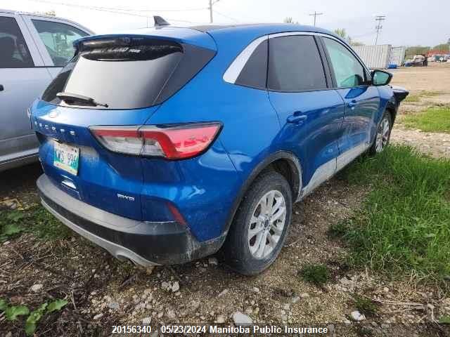 2021 Ford Escape Se VIN: 1FMCU9G63MUA87502 Lot: 20156340