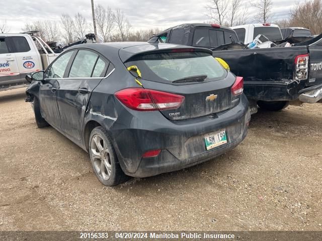 2019 Chevrolet Cruze Lt VIN: 3G1BF6SM4KS618632 Lot: 39240525