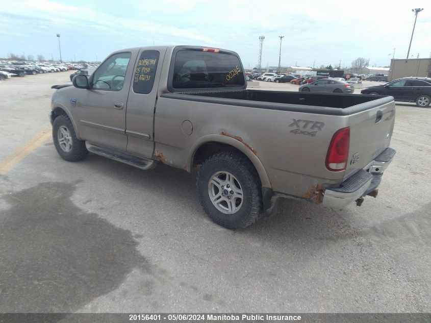 2003 Ford F150 Supercab VIN: 2FTRX18L63CA72731 Lot: 20156401