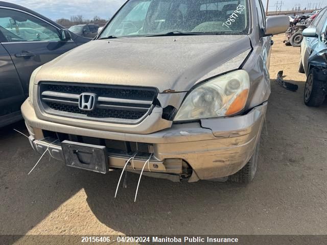 2005 Honda Pilot Ex-L VIN: 2HKYF18615H002088 Lot: 20156406