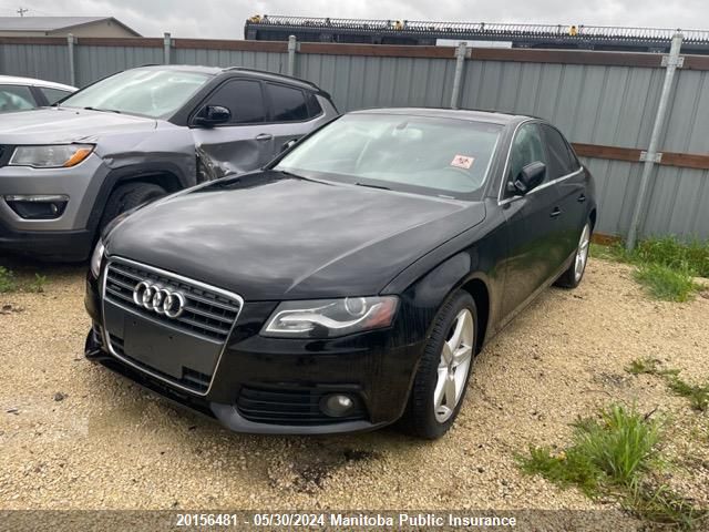 2011 Audi A4 2.0T Quattro VIN: WAUFFCFL4BN039611 Lot: 20156481