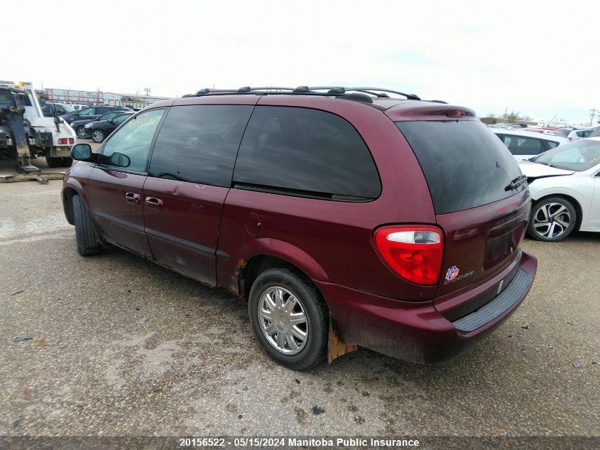 2002 Dodge Grand Caravan Sport VIN: 2B4GP44R92R652292 Lot: 20156522