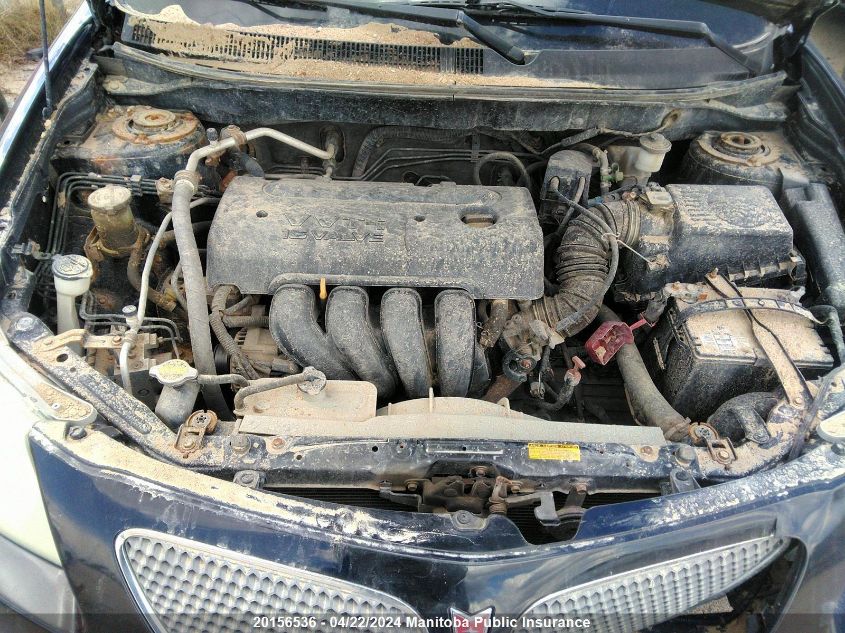 2005 Pontiac Vibe VIN: 5Y2SM63805Z411418 Lot: 44188004