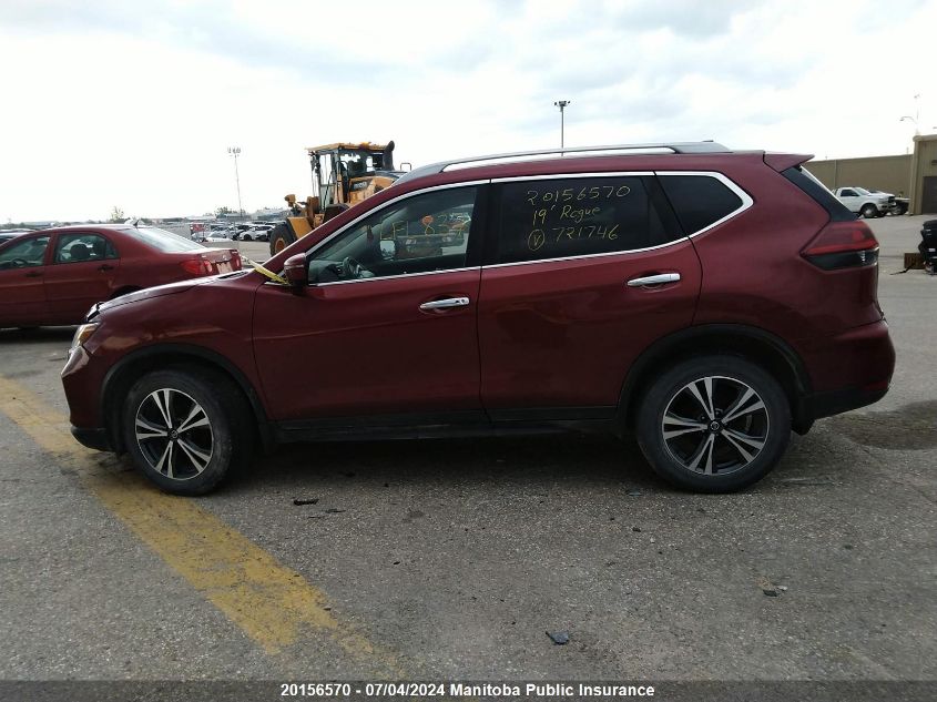 2019 Nissan Rogue S VIN: 5N1AT2MV3KC721746 Lot: 20156570