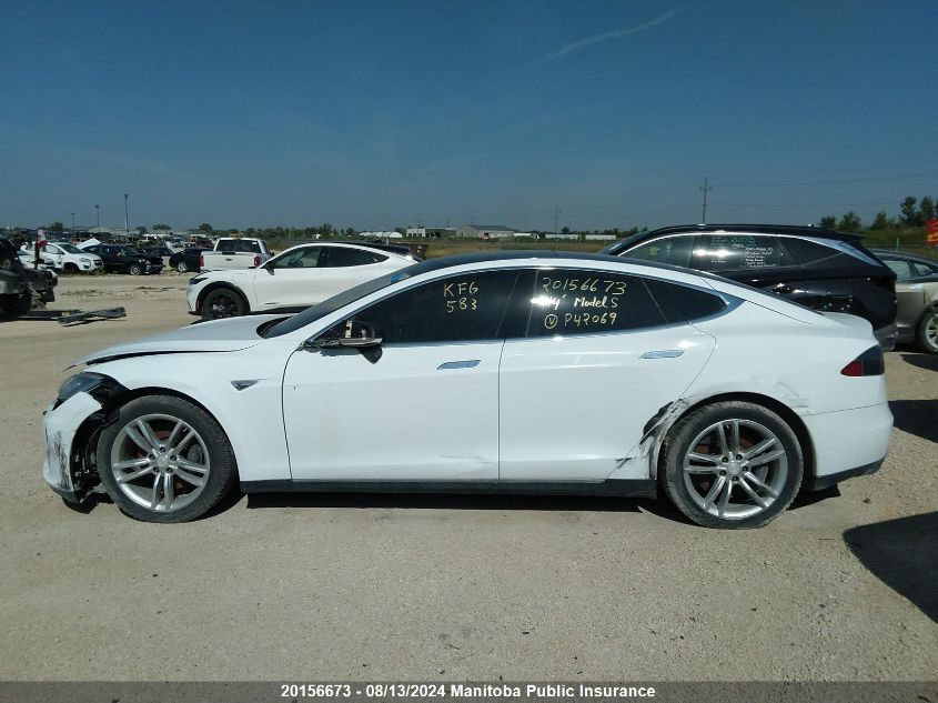 2014 Tesla Model S VIN: 5YJSA1S14EFP42069 Lot: 20156673